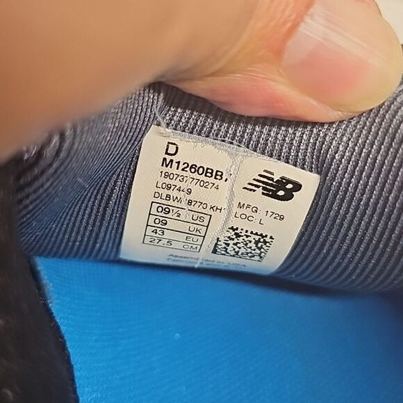 NEW BALANCE 1260V7 MENS SNEAKERS BFPM-05-050 - Picture 10 of 10